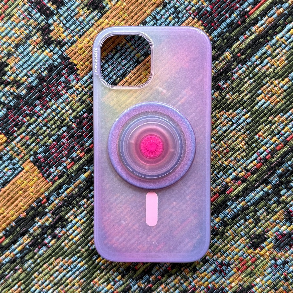 Popsockets phone case - Aura iPhone 15 for MagSafe